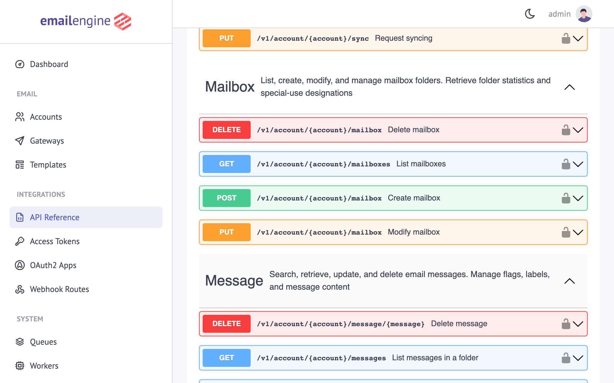 EmailEngine REST API